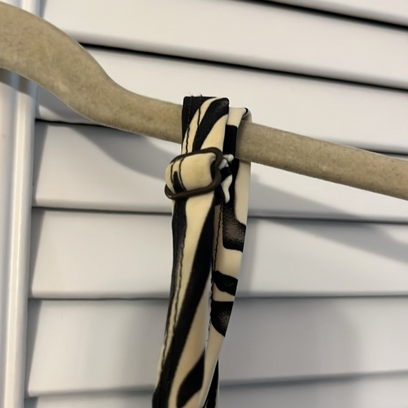 Ceeb. Zebra Print RuffleTankini. Size 16 - Picture 3 of 8